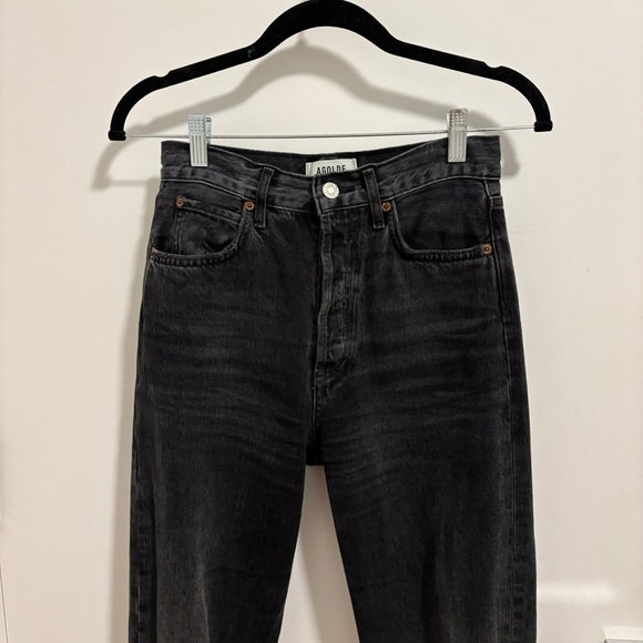 Agolde Riley High Rise Straight Crop size 24 - Picture 3 of 6